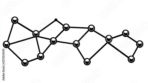 Abstract network of interconnected nodes illustrating relationships and connectivity