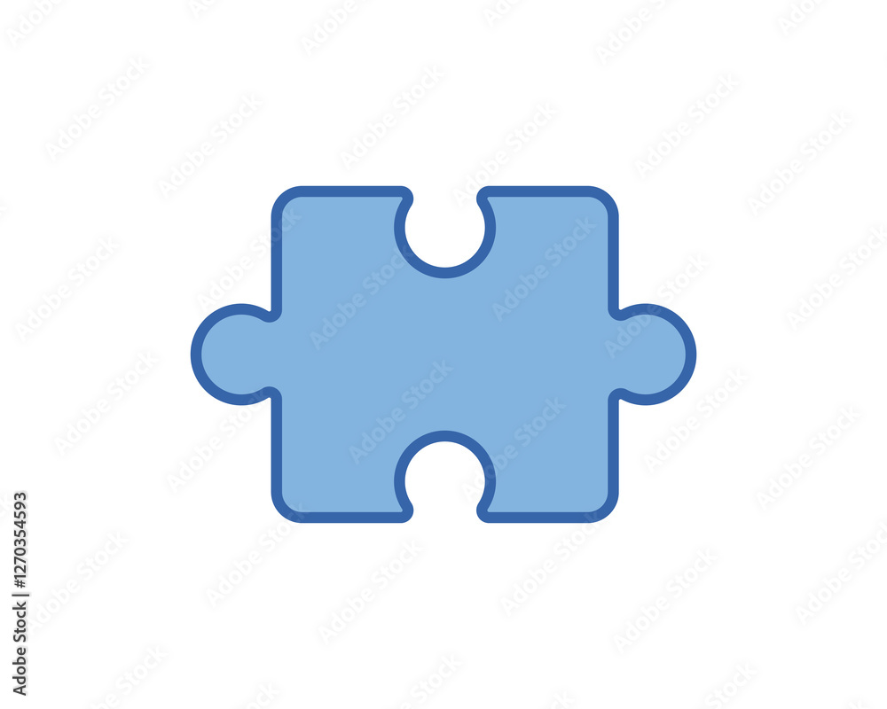 Clean, modern puzzle piece icon. Perfect for websites, apps, presentations, and infographics needing a connection, solution, or teamwork theme. Simple, flat design easily integrates into any project. Clean, modern puzzle piece icon. Perfect for websites, apps, presentations, and infographics needing a connection, solution, or teamwork theme. Simple, flat design easily integrates into any project.
