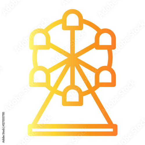 carousel Line Gradient Icon