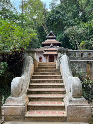 Obraz na płótnie Wat Pha Lat temple in Chang Mai w salonie