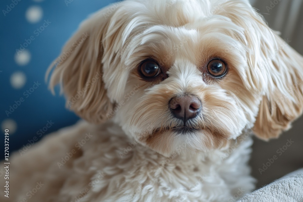 Adorable fluffy dog with big eyes, soft fur. Perfect for pet websites, blogs, or pet product ads. Adorable fluffy dog with big eyes, soft fur. Perfect for pet websites, blogs, or pet product ads.