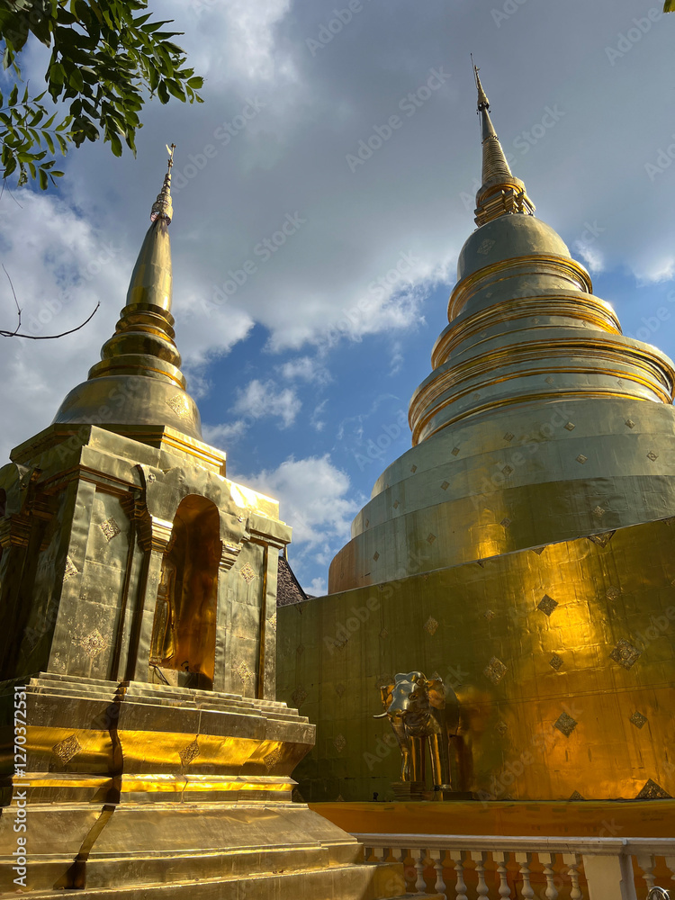 Wat Phra Singh Woramahawihan Buddhist temple in Chiang Mai