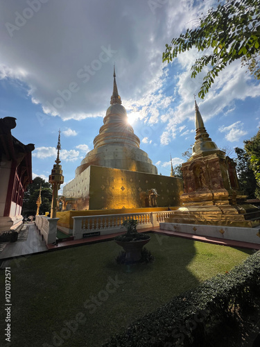 Wat Phra Singh Woramahawihan Buddhist temple in Chiang Mai