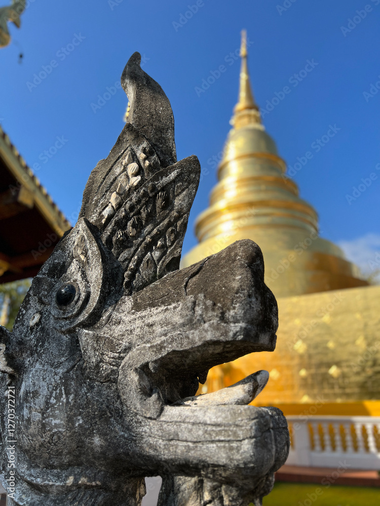 Wat Phra Singh Woramahawihan Buddhist temple in Chiang Mai