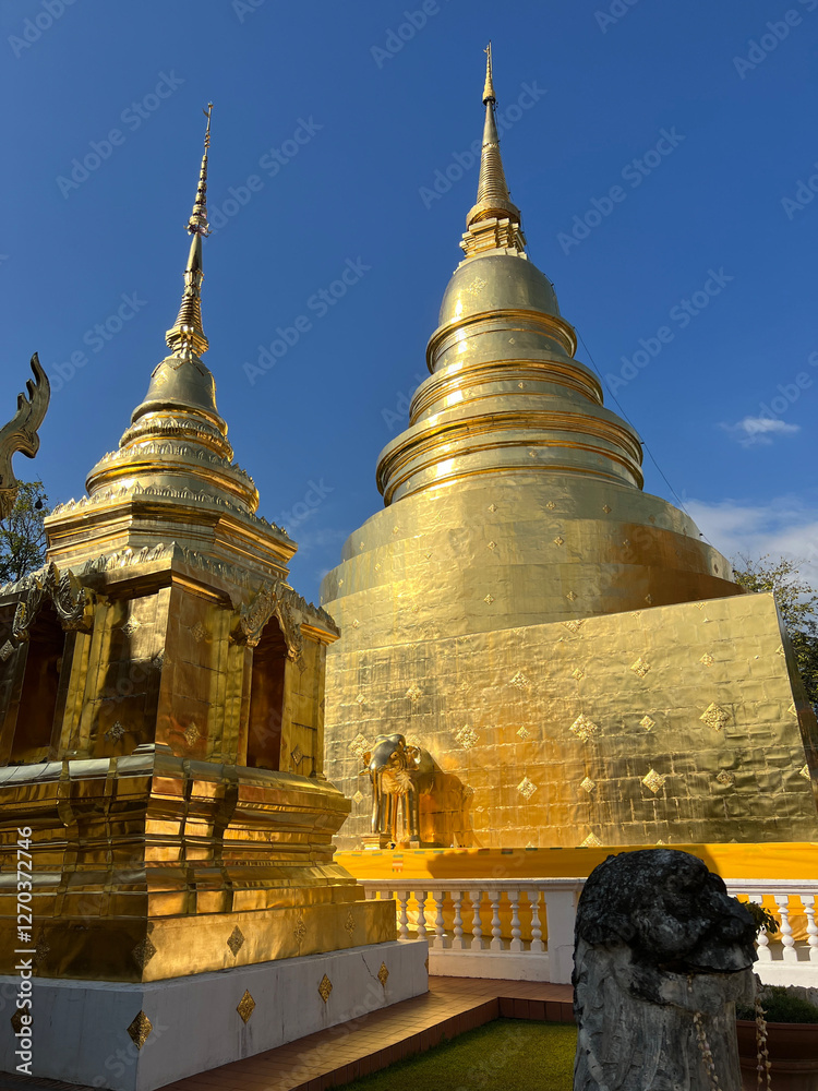 Wat Phra Singh Woramahawihan Buddhist temple in Chiang Mai