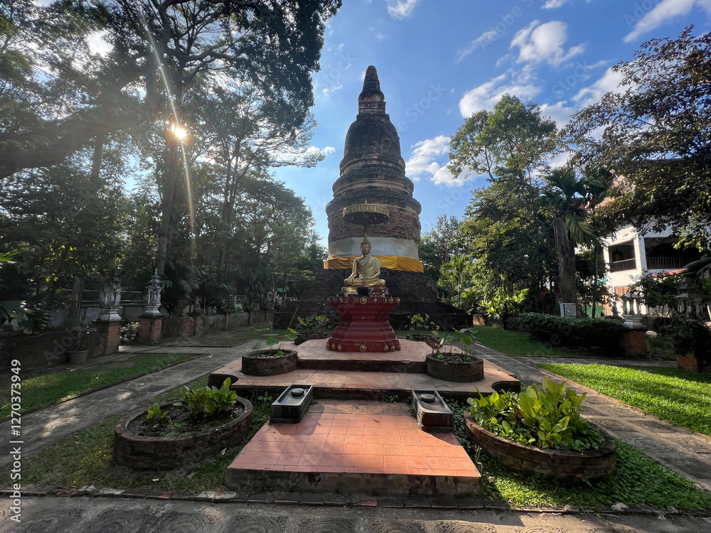 Wat Pan Sao Buddhist temple in Chiang Mai