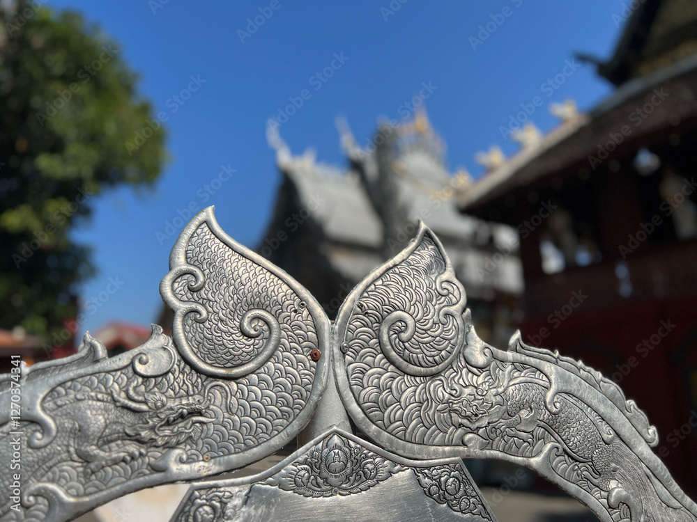 Wat Sri Suphan Buddhist temple in Chiang Mai