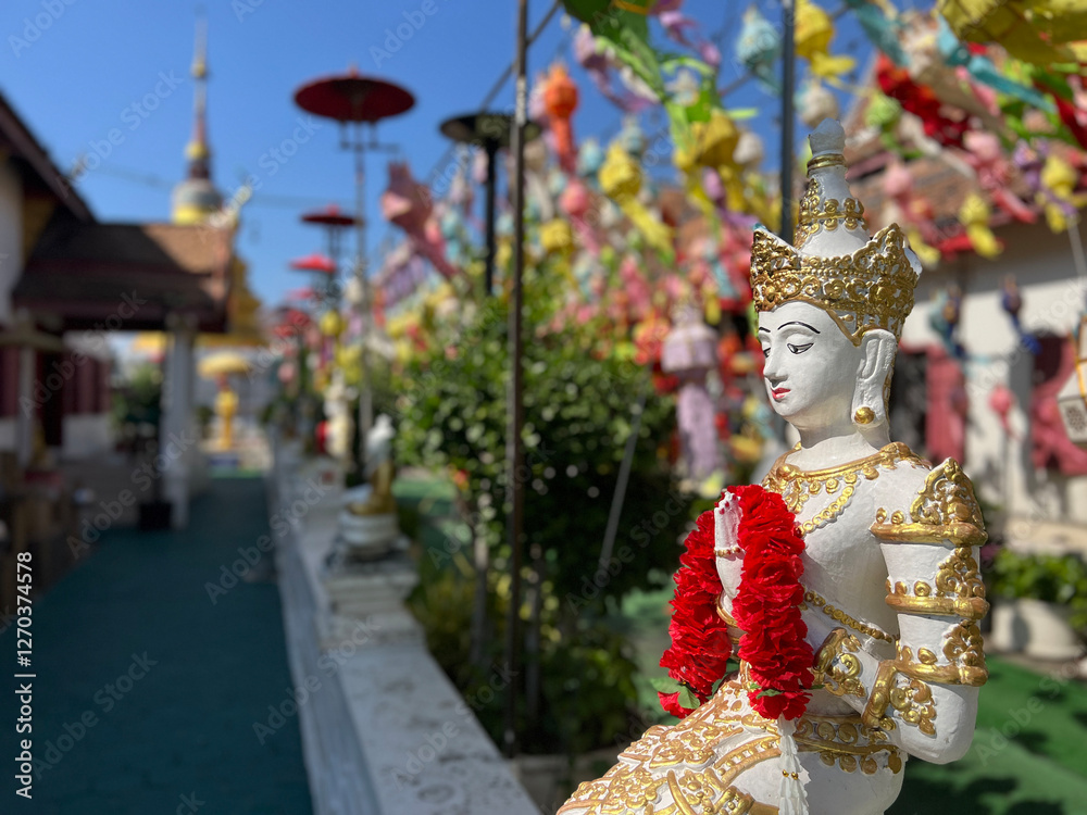 Wat Sai Moon Muang Buddhist temple in Chiang Mai