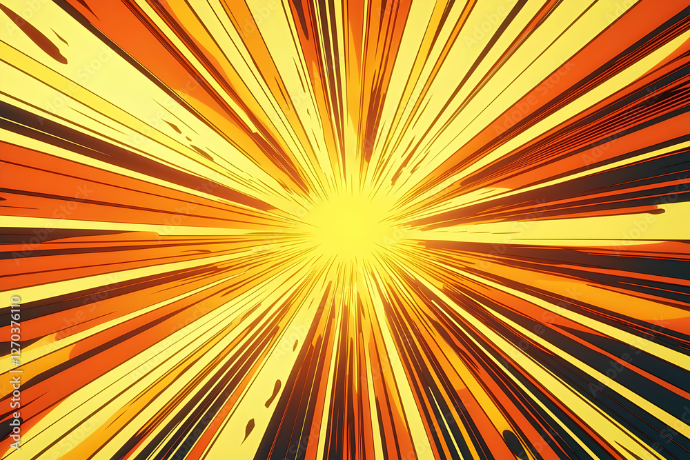 Dynamic Comic Speed Lines Burst Radiate Intensely Dynamic Comic Speed Lines Burst Radiate Intensely