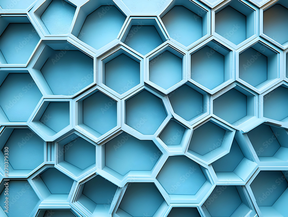 Hexagon Structure: Abstract Design, Geometric Pattern, Blue Hues, Modern Architecture, Creative Background, 3D Render, Interlocking Shapes, Clean Lines, Abstract Art, Stylish Texture Hexagon Structure: Abstract Design, Geometric Pattern, Blue Hues, Modern Architecture, Creative Background, 3D Render, Interlocking Shapes, Clean Lines, Abstract Art, Stylish Texture