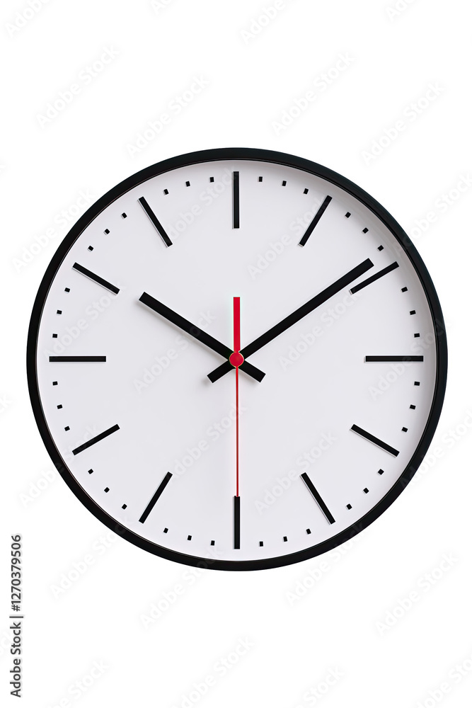 Sleep calm concept. Modern wall clock with minimalist design, perfect for any office environment. Sleep calm concept. Modern wall clock with minimalist design, perfect for any office environment.