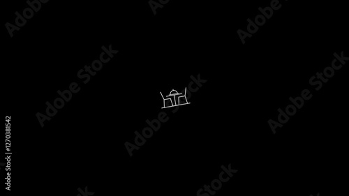 dining icon animation video