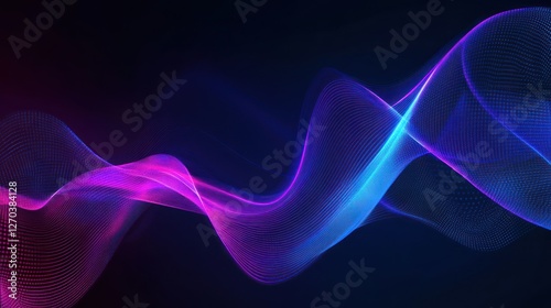 Abstract Neon Waves