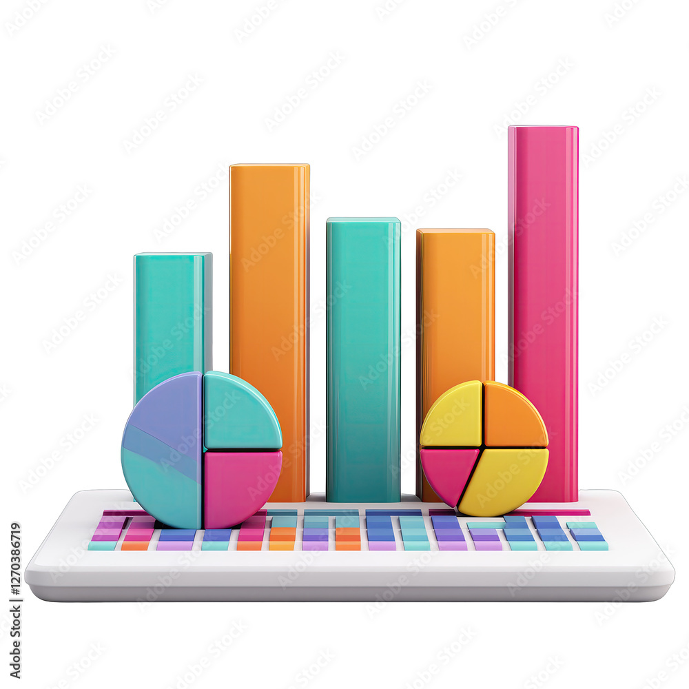 custom made wallpaper toronto digitalData security concept. Colorful charts and graphs representing data analysis and statistics.