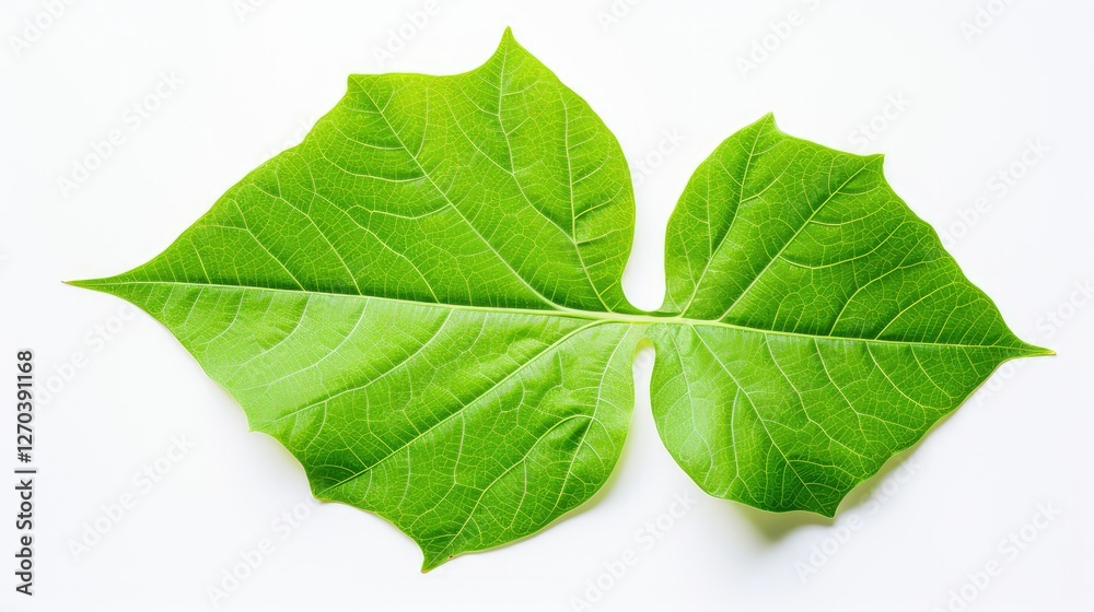 Obraz premium nature leaves on white