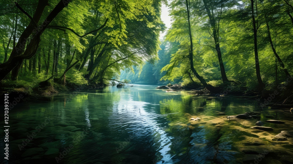 Obraz premium reflection water landscape