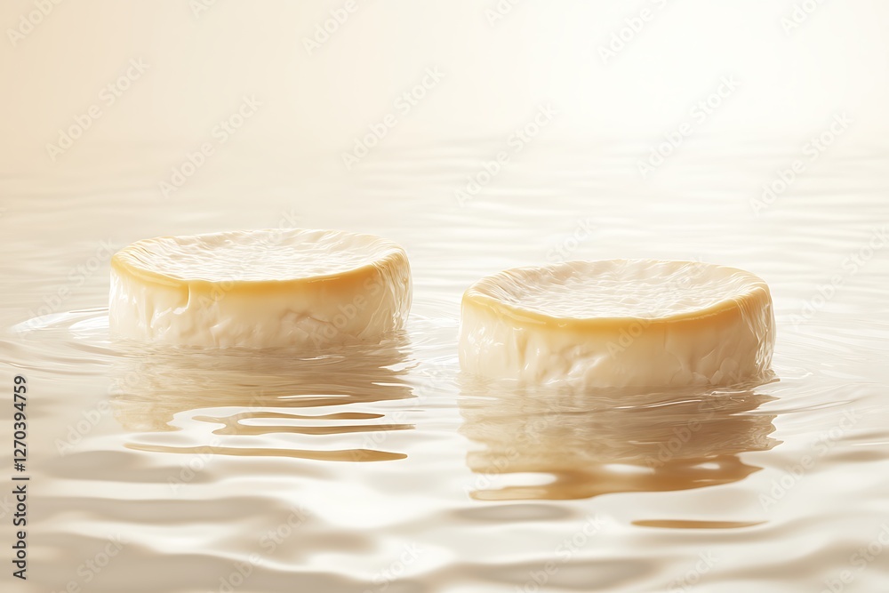 Floating Cheese, A Creamy Delicacy