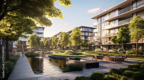 fountain housing complex
