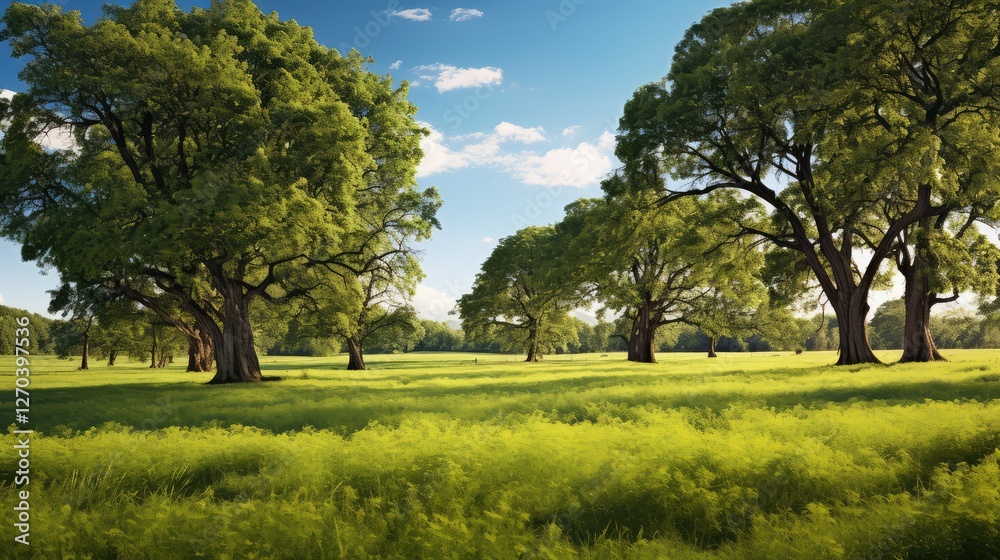 Obraz premium thicket group of trees