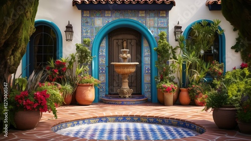 wrought house entrance