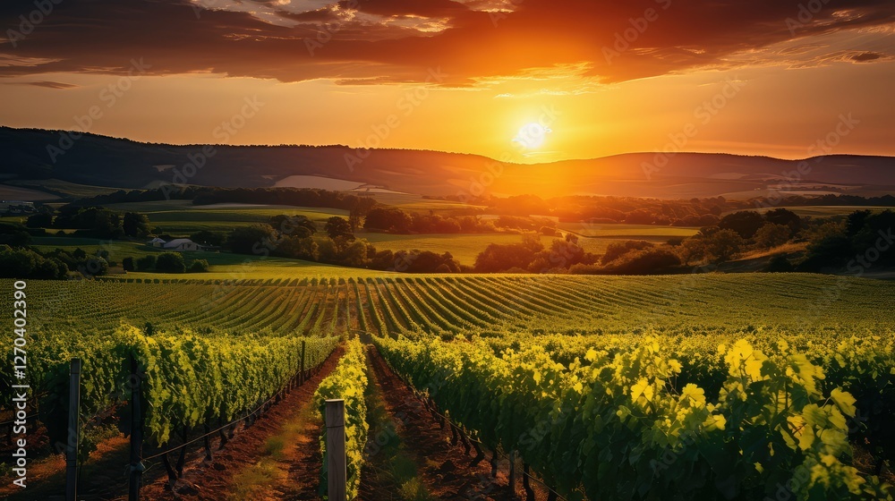 Fototapeta premium grapevines global wine