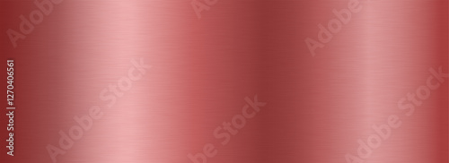 Rose gold metallic gradient texture. Pink golden metal foil background. Polished shiny sheet for label, plate, plaque, sign, tag, print. Textured material metal surface. Vector backdrop