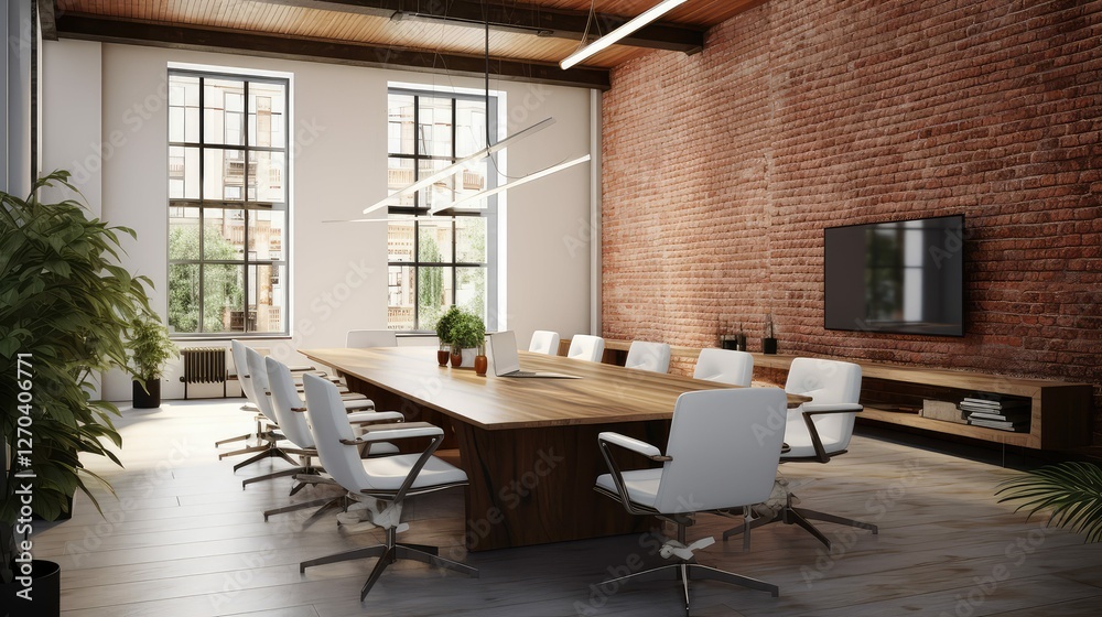 Fototapeta premium conference office brick
