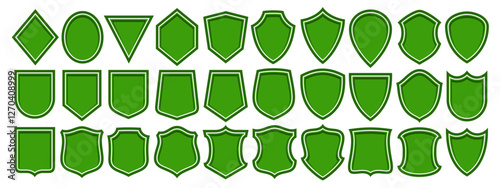 Vector Shield Icon Set