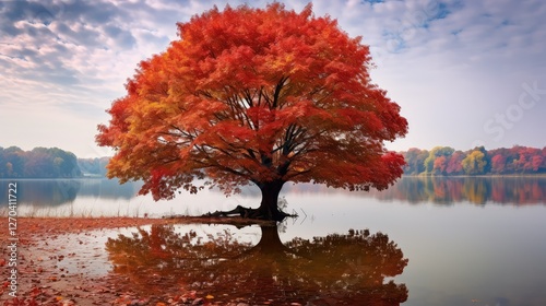 reflection ohio buckeye tree