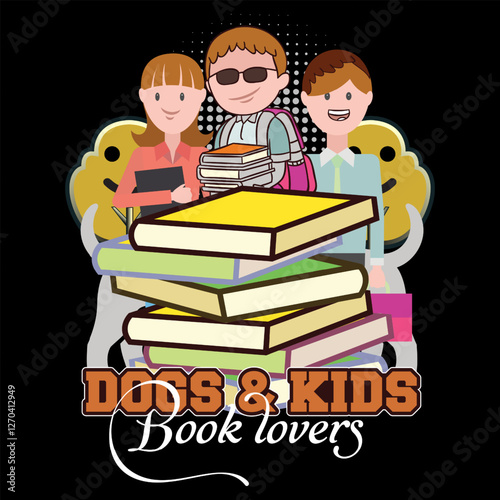 Trendy book lover t shirt design for stylish readers and literature fans perfect for daily wear