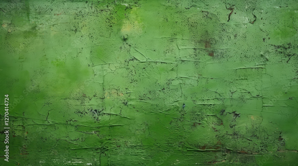 Fototapeta premium uneven green paint texture