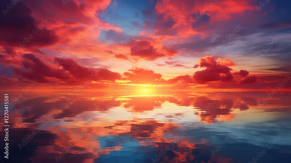 Fototapeta premium sky sunset red