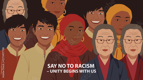 Say No to Racism Unity with Us