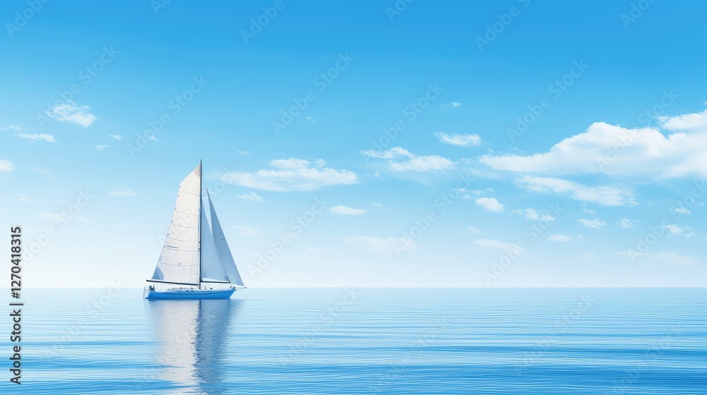 Fototapeta premium sea white and blue background