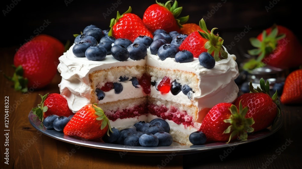 cake mothers day red white blue cake mothers day red white blue