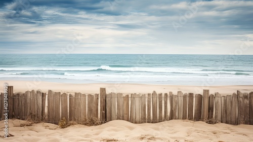 ocean wood beach background