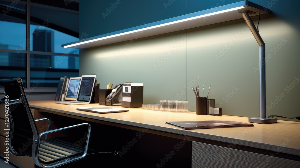 direct modern office lighting