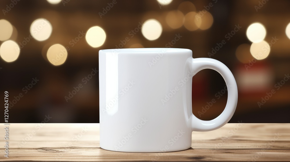 Obraz premium label coffee mug blank