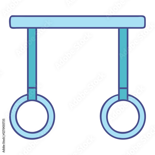 Gymnastic Rings Icon