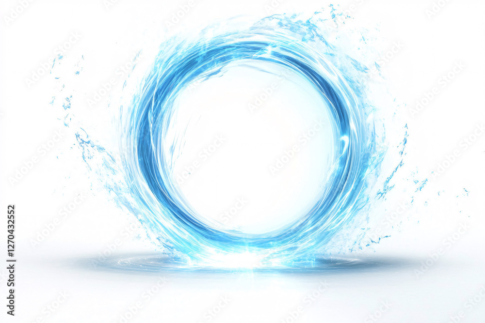 blue water vortex with light abstract background for design and branding blue water vortex with light abstract background for design and branding