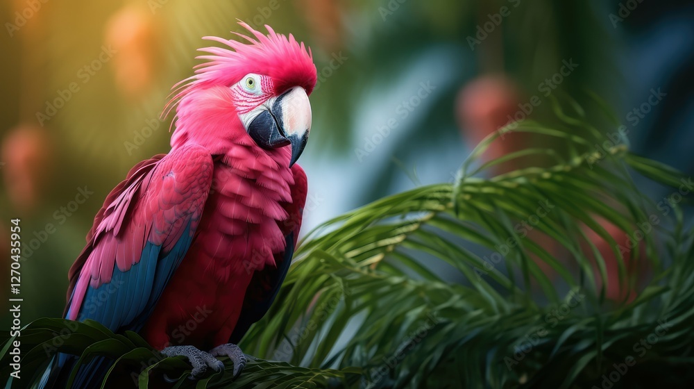 Obraz premium elegant tropical pink