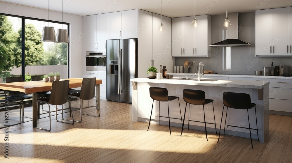 sleek interior render sleek interior render