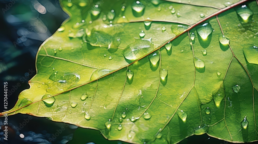 Fototapeta premium texture water color leaf