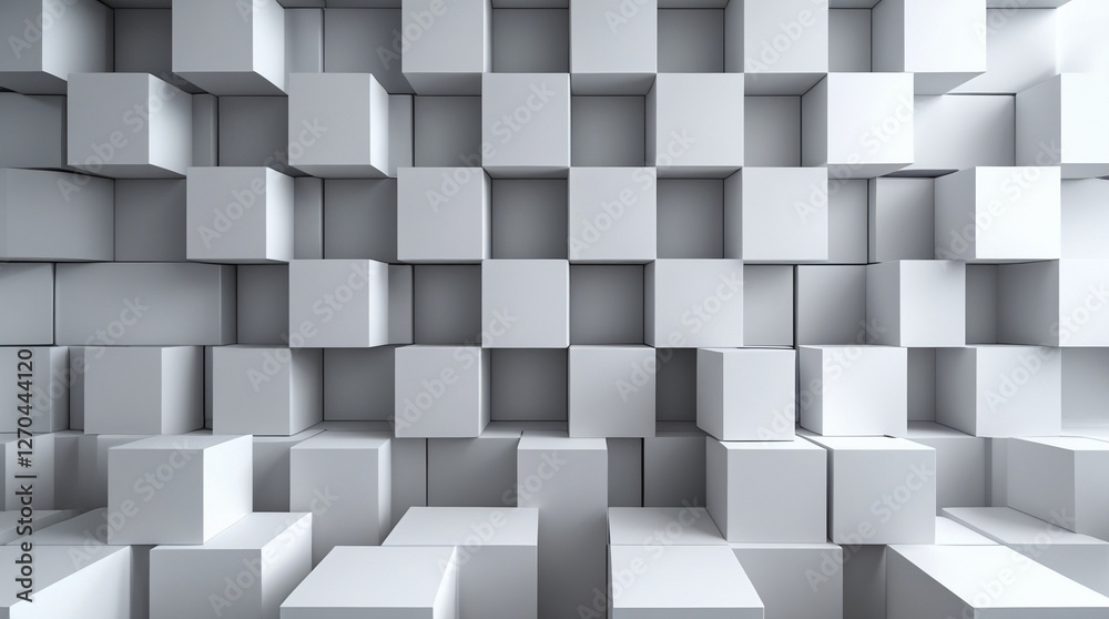 Random shifted white cube boxes block the background wallpaper banner. abstract 3d square white technology communication concept background. Random shifted white cube square boxes block the background Random shifted white cube boxes block the background wallpaper banner. abstract 3d square white technology communication concept background. Random shifted white cube square boxes block the background