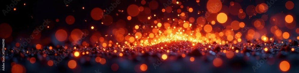 Isolated fiery sparks, fine detail showing incandescent particles , burning, macro, fire Isolated fiery sparks, fine detail showing incandescent particles , burning, macro, fire