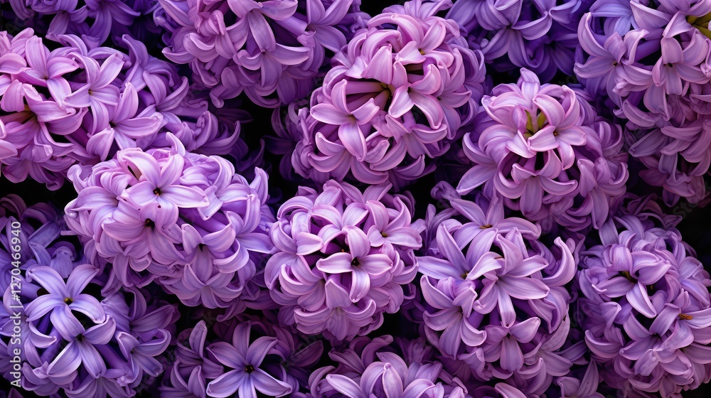 Fototapeta premium bouquet spring purple flowers