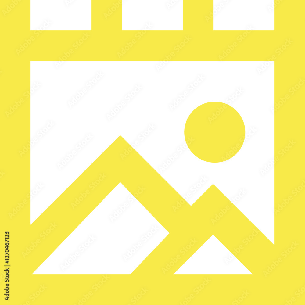 Image Picture icon logo design 