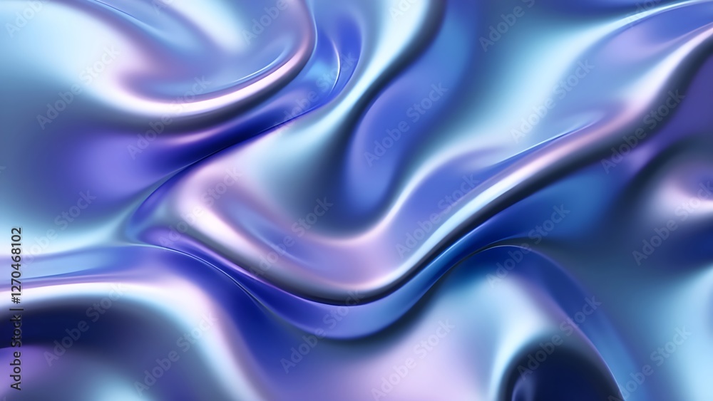 Obraz premium The colorful silk waves