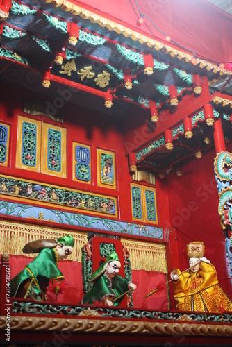 Potehi puppet performance at Chinese New Year event