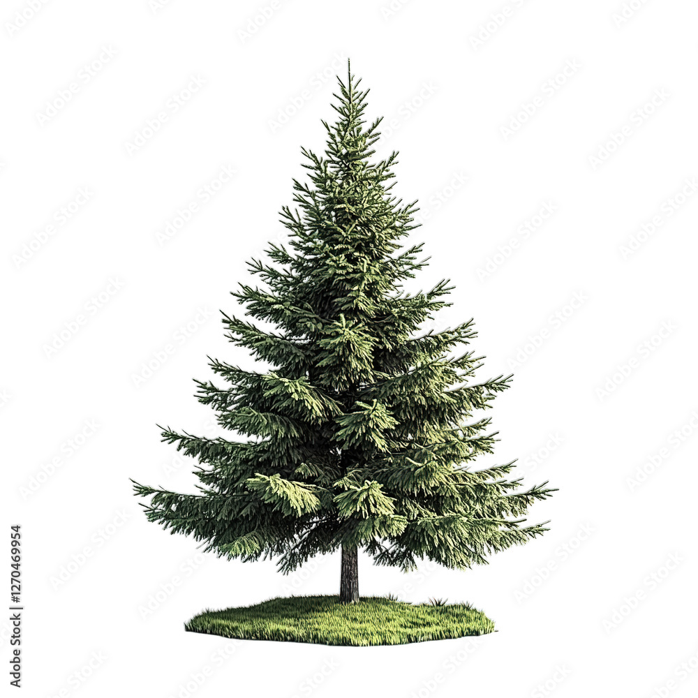 Fototapeta premium christmas tree isolated
